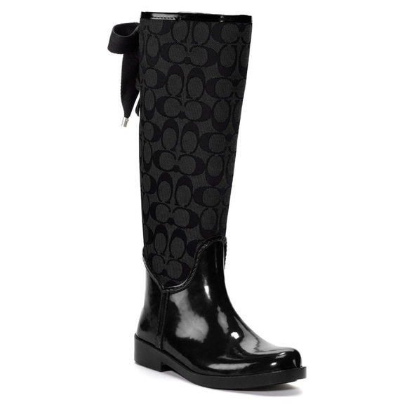 Coach Shoes - Coach • Tristee logo C rain boots